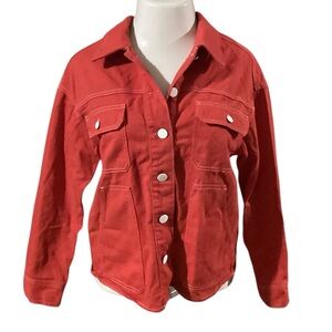 M.N.I. Los Angeles red button down. M